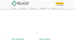 Desktop Screenshot of bcacdi.org